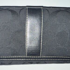 Coach Black Wallet